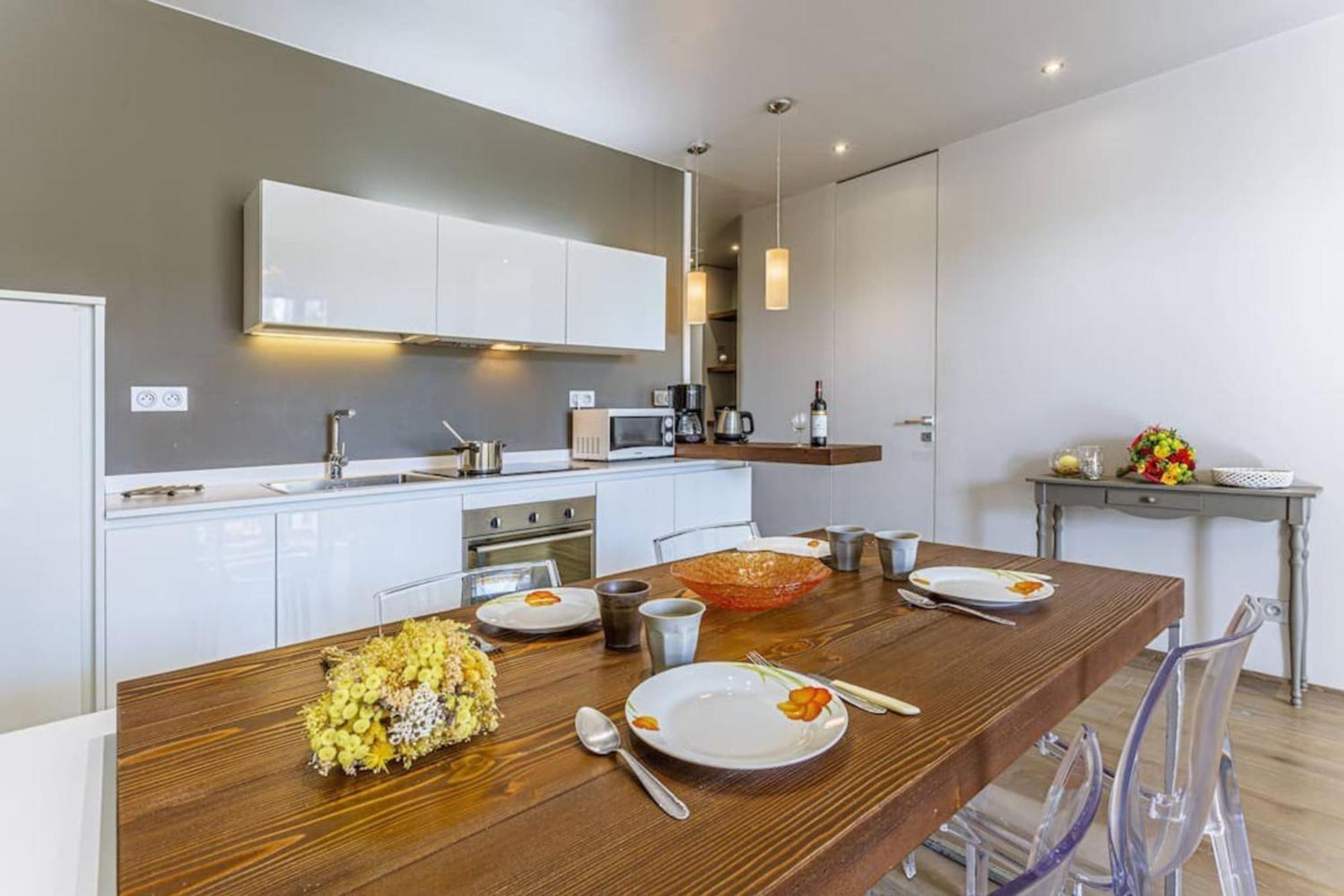 ניס Fleurs 22 - City Center - Modern W Terrace מראה חיצוני תמונה
