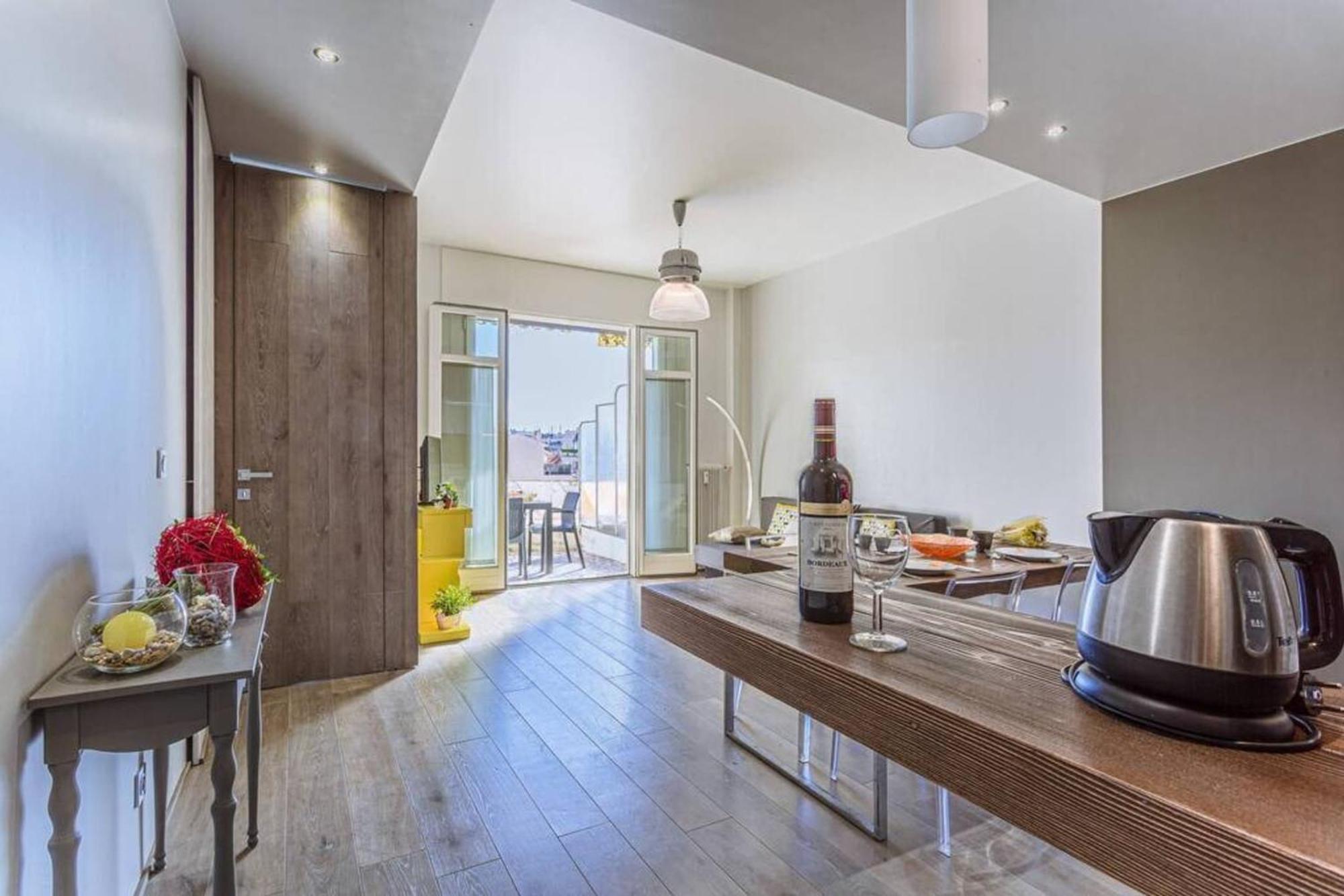 ניס Fleurs 22 - City Center - Modern W Terrace מראה חיצוני תמונה
